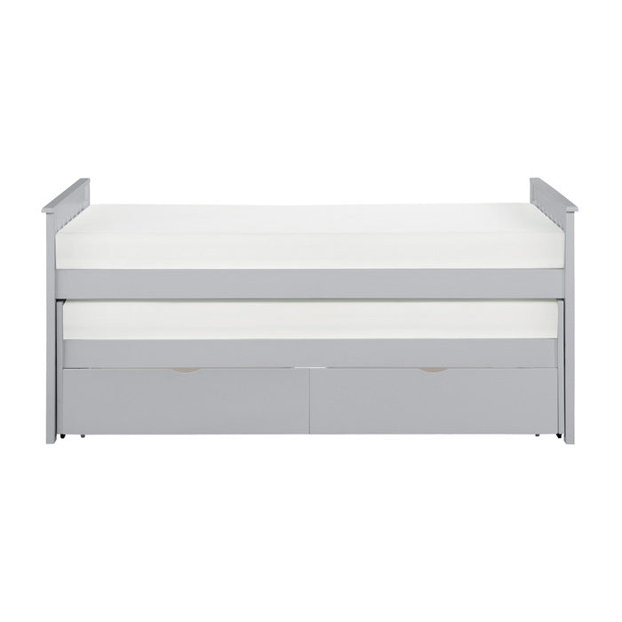 Orion Gray Twin/Twin Bed With Storage Boxes