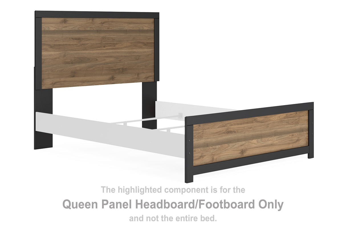 Vertani Queen Panel Headboard/Footboard