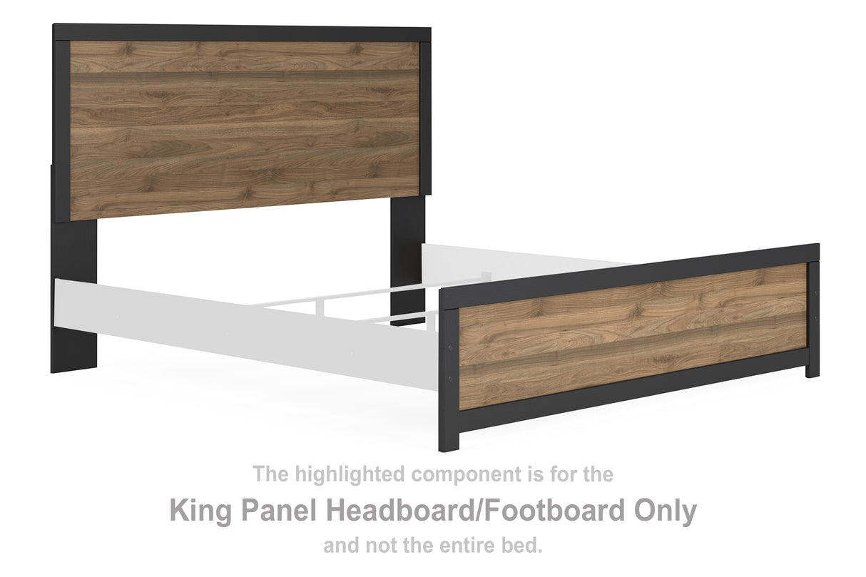 Vertani King Panel Headboard/Footboard