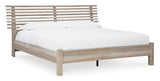 Hasbrick Tan King Panel Footboard With Rails