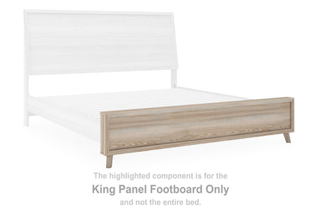 Hasbrick Tan King Panel Footboard