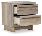 Hasbrick Tan Nightstand