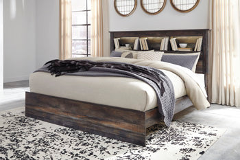 Drystan Multi King/California King Bookcase Headboard