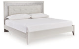 Zyniden King Upholstered Panel Bed