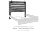 Baystorm Gray Queen Panel Headboard