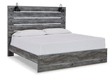 Baystorm Gray King Panel Headboard