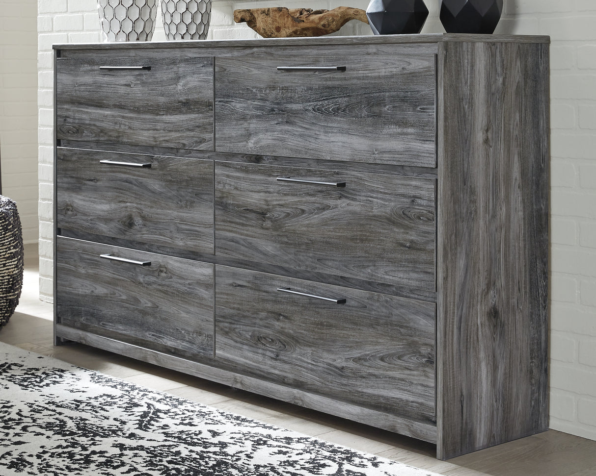 Baystorm King Panel Bed, Dresser, Mirror and 2 Nightstands