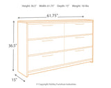 Baystorm Twin Panel Bed and Dresser