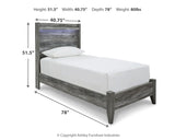 Baystorm 2 Twin Panel Beds, 2 Mattresses, 2 Foundations, and Chest