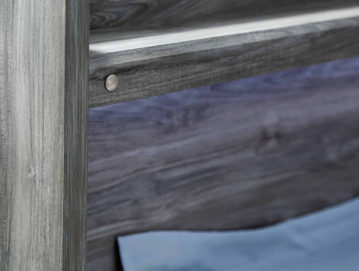 Baystorm Gray Twin Panel Headboard