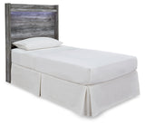 Baystorm Twin Panel Headboard Bed, Dresser, Mirror and Nightstand