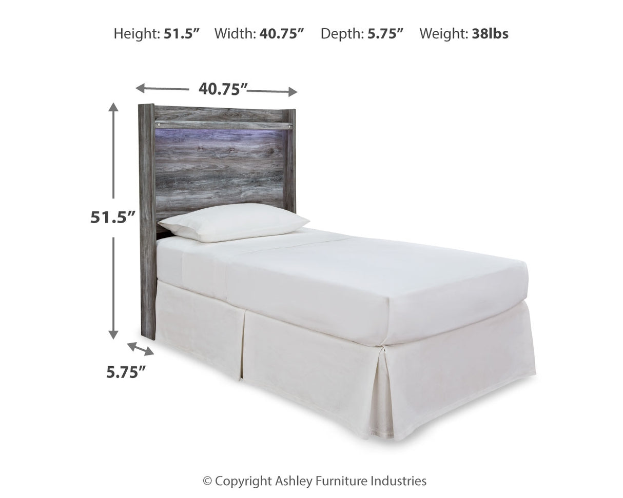 Baystorm Twin Panel Bed Headboard, Dresser, Mirror and Nightstand