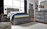 Baystorm Full Panel Storage Bed, Dresser and Mirror