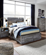 Baystorm Full Panel Storage Bed, Dresser and Mirror