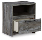 Baystorm Gray Nightstand