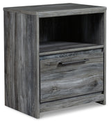 Baystorm Gray Nightstand