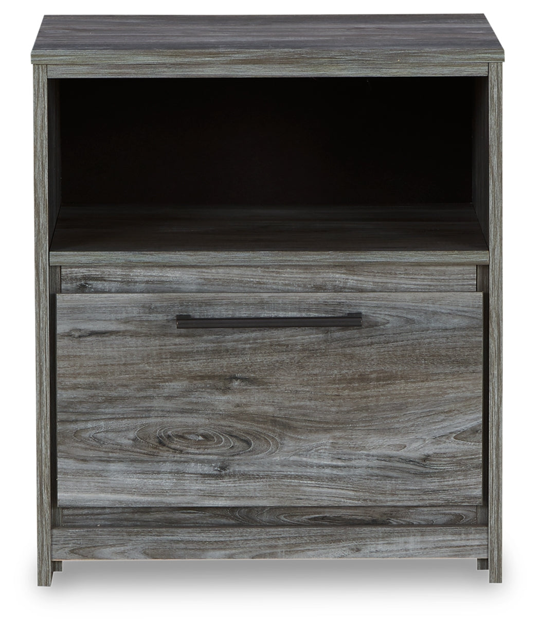 Baystorm Gray Nightstand