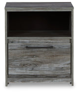 Baystorm Gray Nightstand