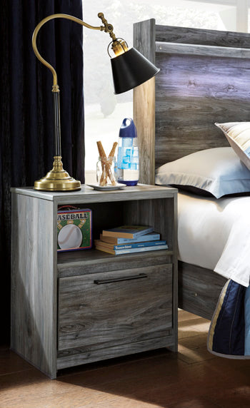 Baystorm Gray Nightstand