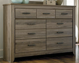 Zelen Queen Panel Bed and Dresser