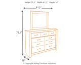 Zelen Dresser and Mirror