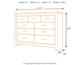 Zelen Queen Panel Bed and Dresser