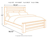 Zelen King/California King Panel Headboard, Dresser and Mirror