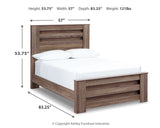 Zelen Full Panel Bed, Dresser, Mirror, and Nightstand