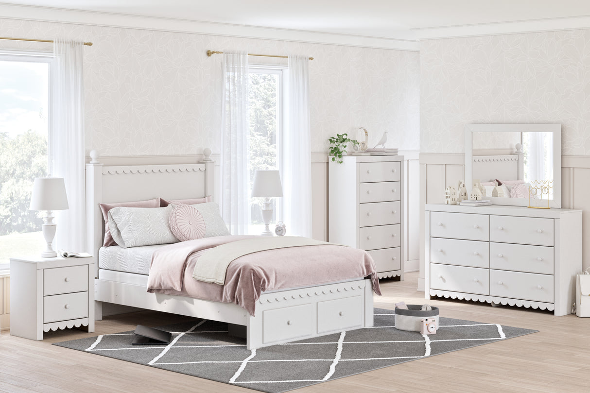 Mollviney Full Panel Storage Bed