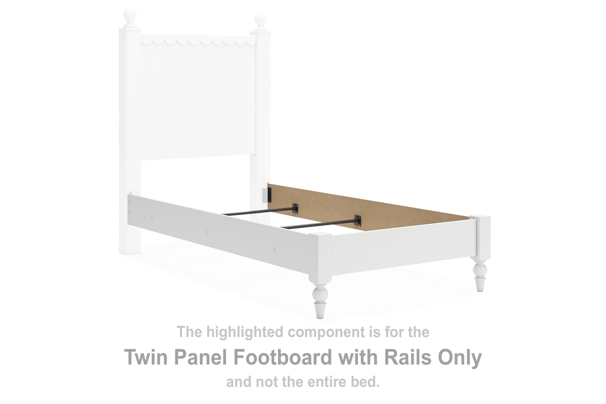 Mollviney Twin Panel Footboard with Rails