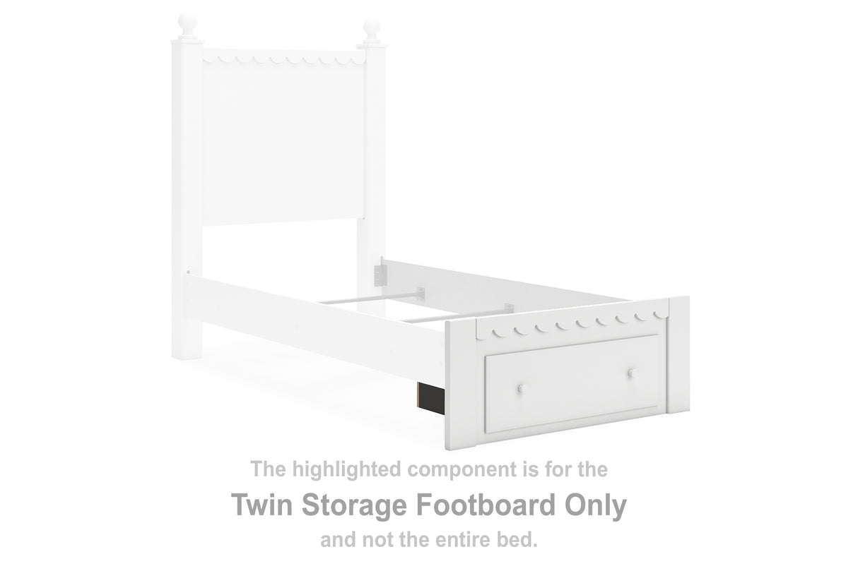 Mollviney Twin Storage Footboard