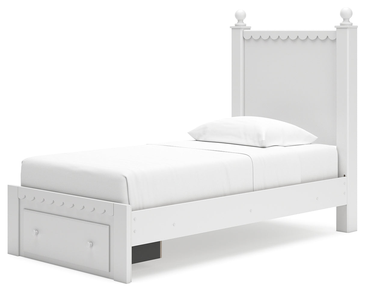 Mollviney Twin Panel Storage Bed