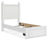 Mollviney Twin Panel Storage Bed