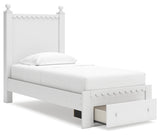 Mollviney Twin Panel Storage Bed