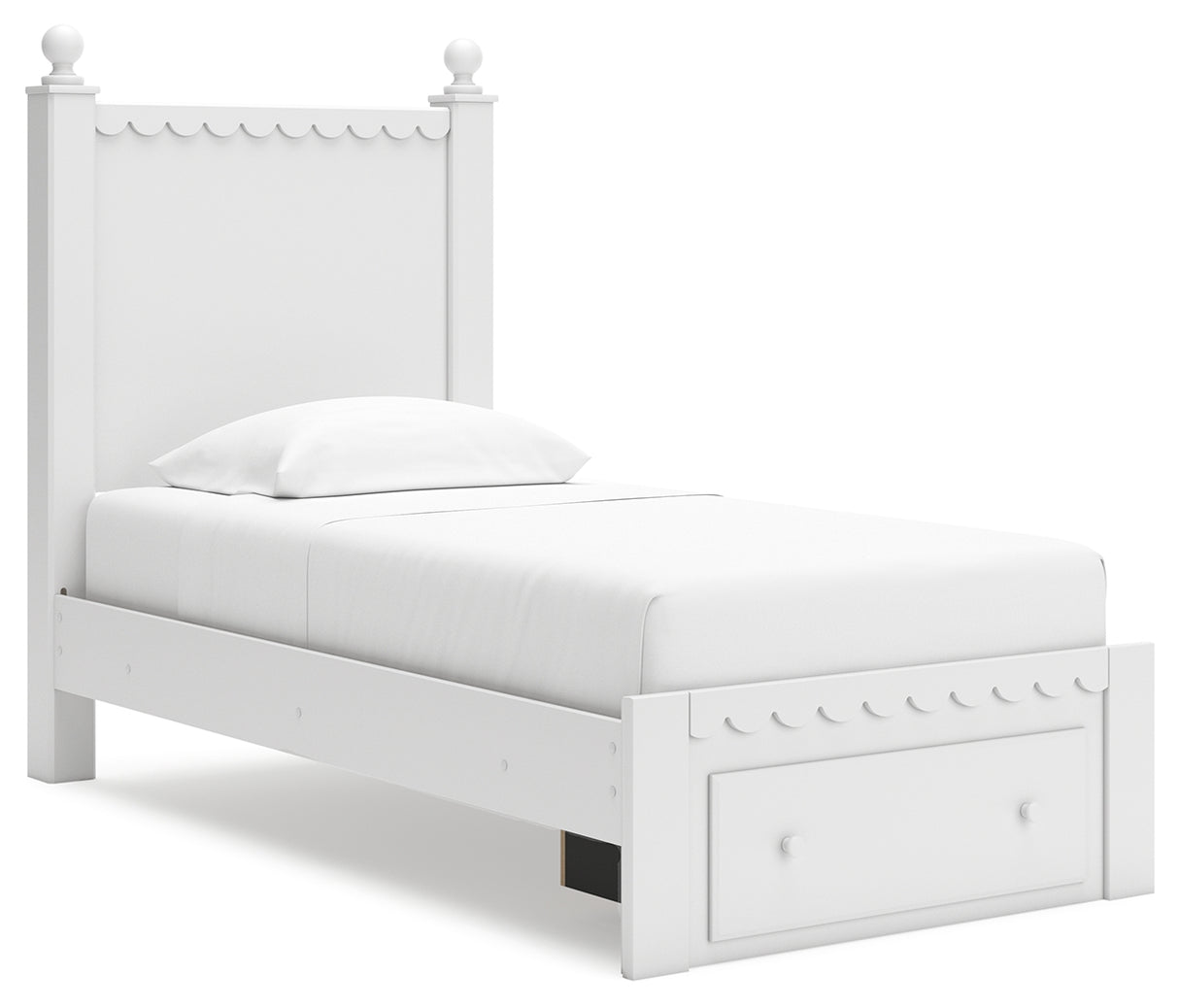 Mollviney Twin Panel Storage Bed