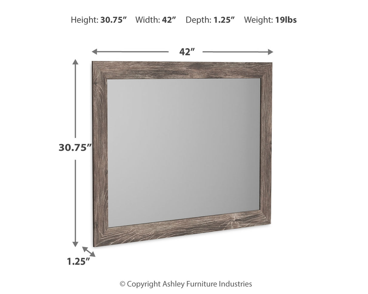 Ralinksi King Panel Bed, Dresser, Mirror, and Nightstand