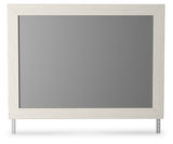 Stelsie White Bedroom Mirror