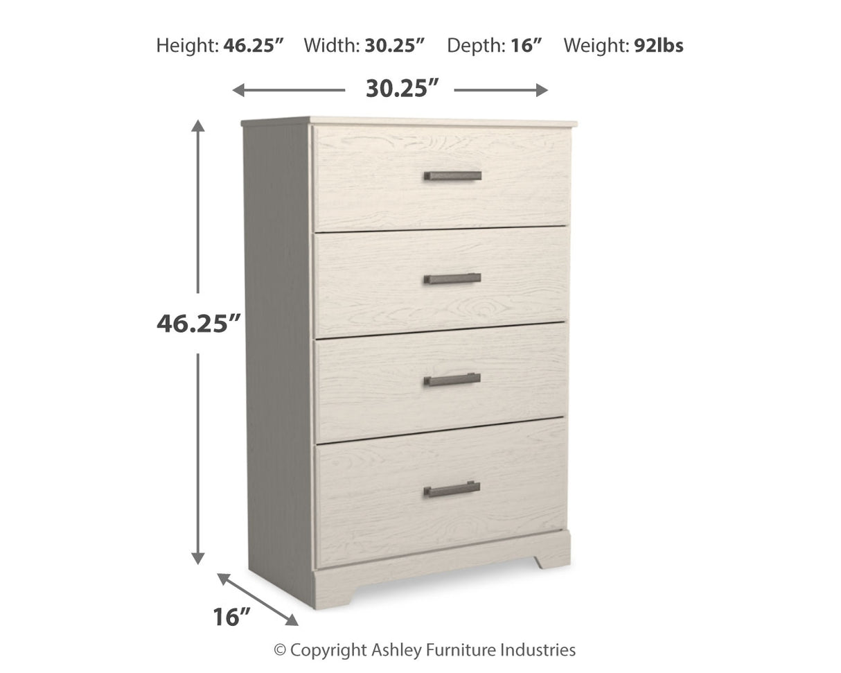 Stelsie Dresser, Mirror, Chest and Nightstand