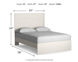 Stelsie Full Panel Bed, Dresser, Mirror and Nightstand