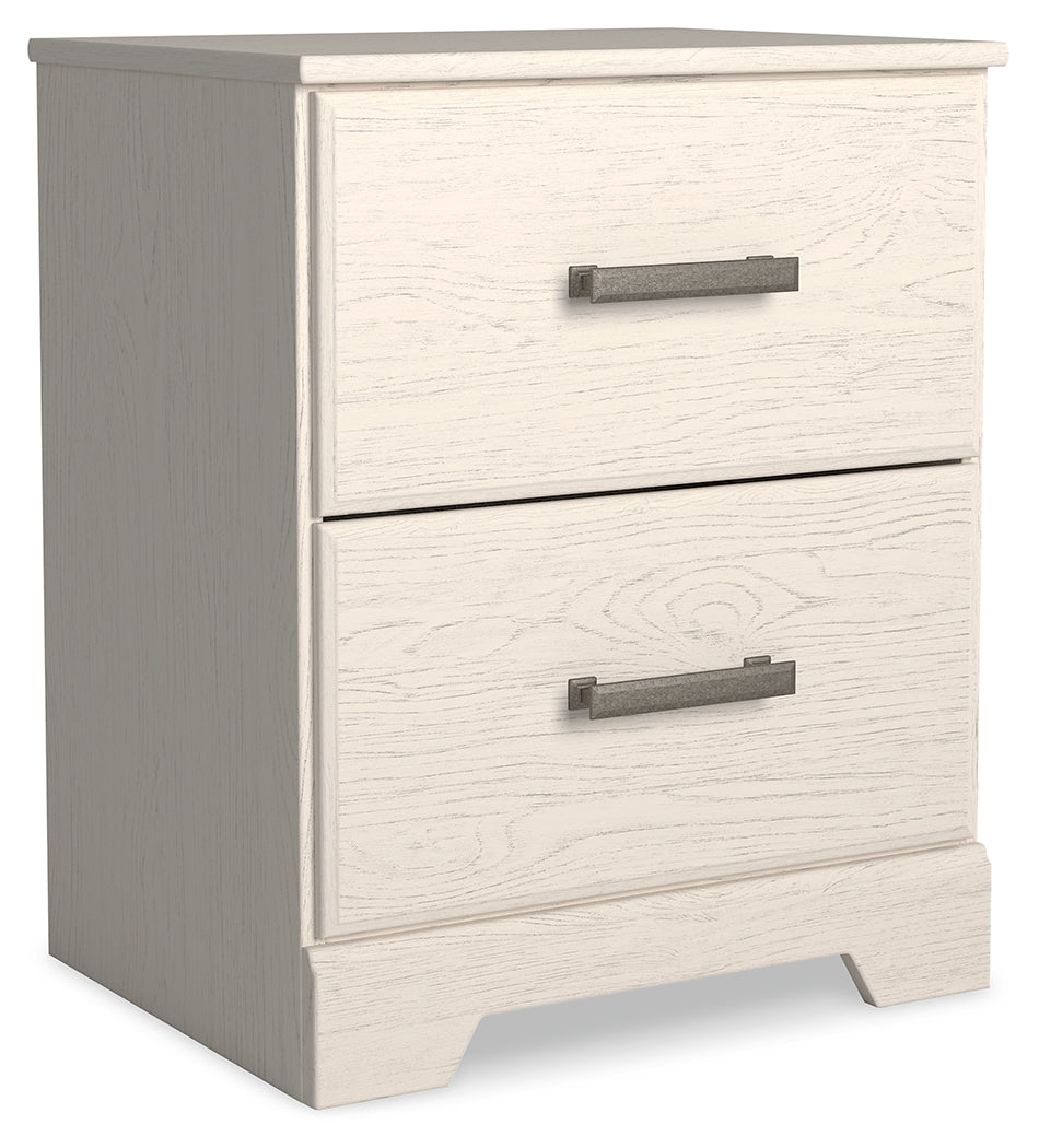 Stelsie White Nightstand