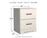 Stelsie Full Panel Bed, Dresser, Mirror and Nightstand