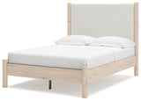 Cadmori Full Upholstered Panel Bed