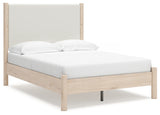 Cadmori Full Upholstered Panel Bed