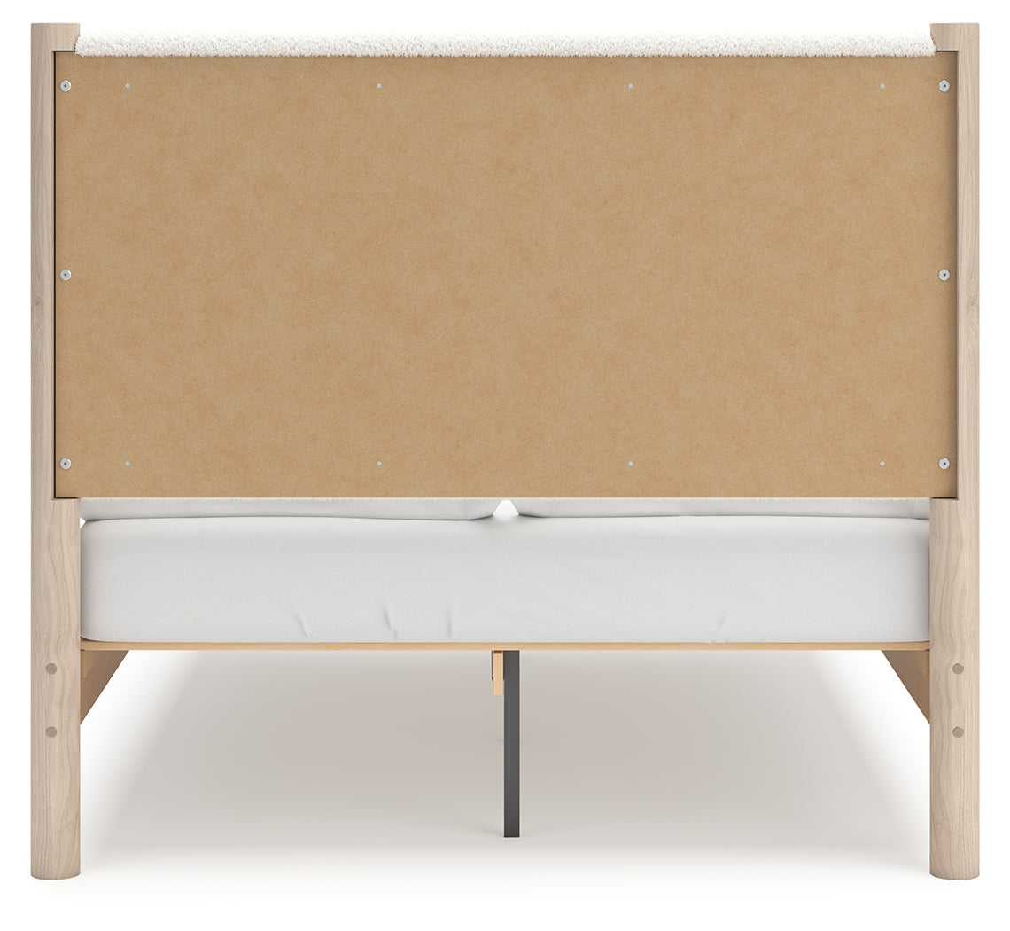 Cadmori Full Upholstered Panel Bed