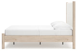 Cadmori Full Upholstered Panel Bed