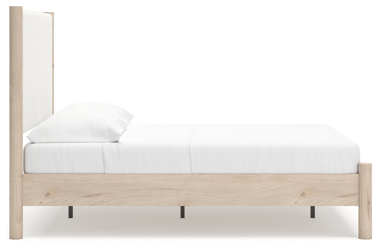 Cadmori Full Upholstered Panel Bed