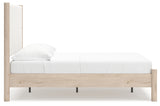 Cadmori Full Upholstered Panel Bed