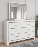 Altyra King Upholstered Storage Bed, Dresser, Mirror, Chest, and Nightstand