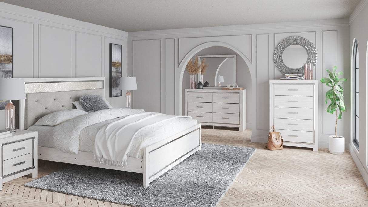 Altyra King Panel Headboard, Dresser and Mirror