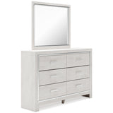 Altyra Queen Bookcase Headboard, Dresser and Mirror